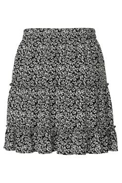 Falda corta de flores