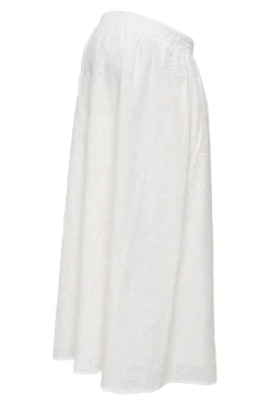 Falda midi cintura elástica maternity