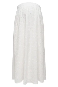 Falda midi cintura elástica maternity