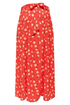 Falda midi maternity