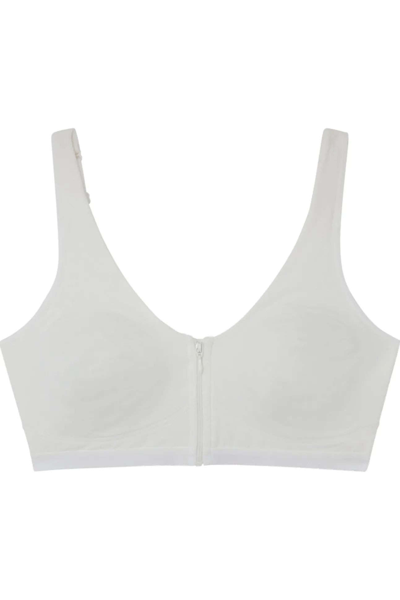 FANTASTIC Sujetador halter postoperatorio algodón blanco
