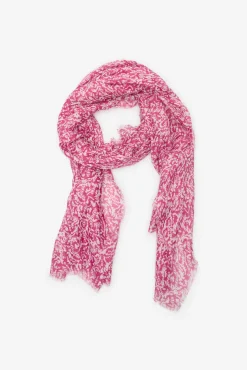Fular estampado ramas