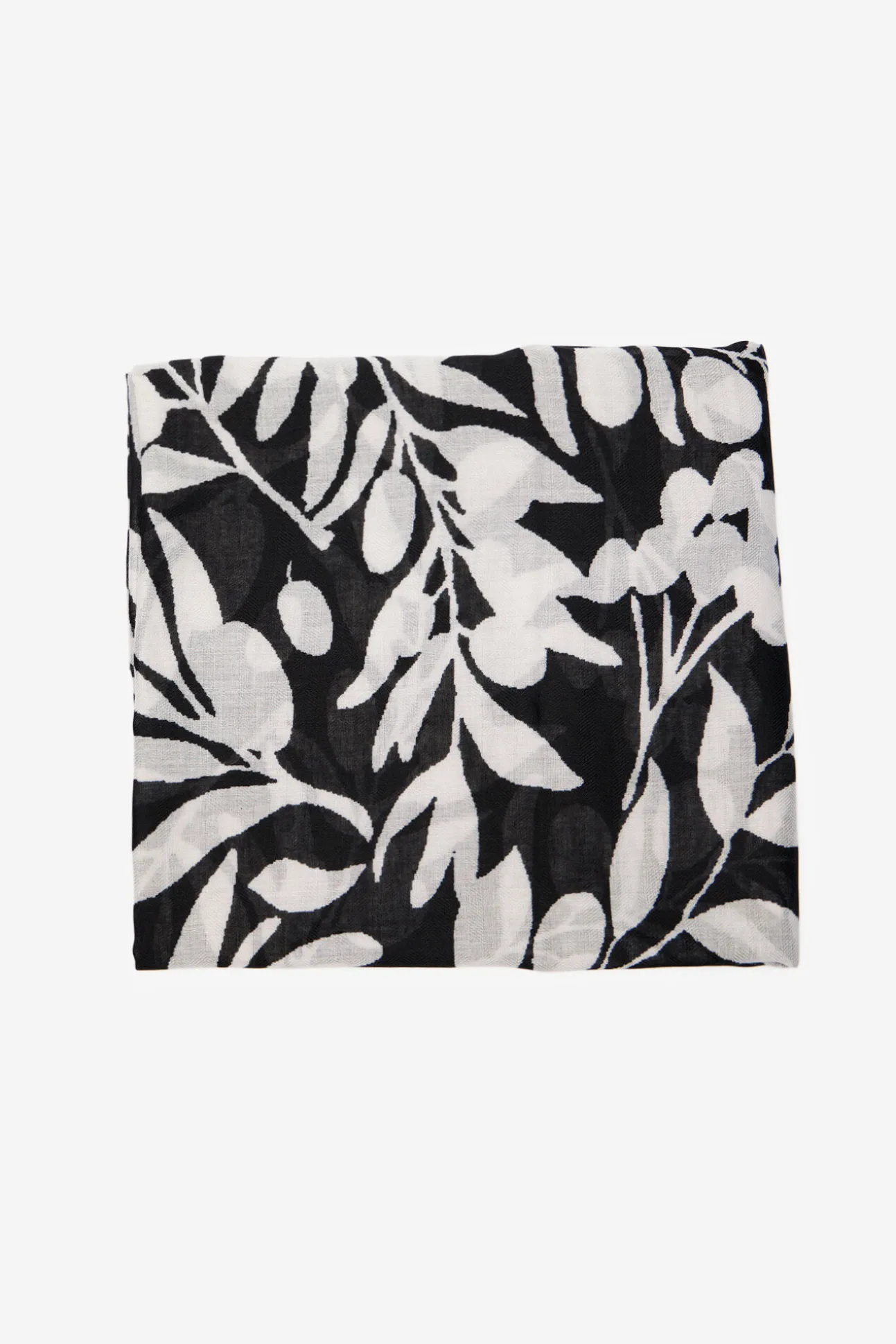 Fular floral bicolor