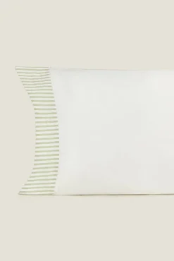 Funda almohada rayas seersucker
