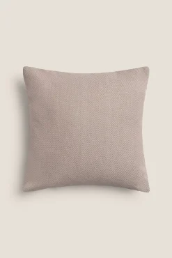 Funda cojín algodón bicolor 45x45cm.