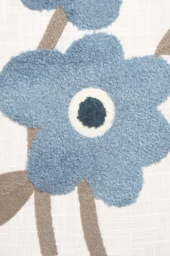 Funda cojín algodón flores
