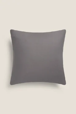 Funda cojín algodón orgánico 55x55cm.