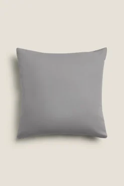 Funda cojín algodón percal bicolor 55x55cm.