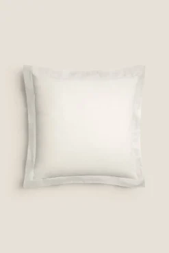 Funda cojín lino algodón 55x55cm.