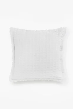 Funda de cojín Panal 60x60 Blanco