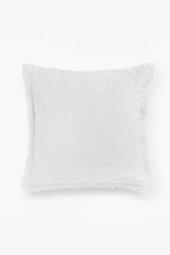 Funda de cojín Panal 45x45 Blanco