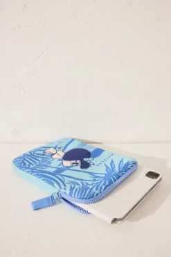 Funda iPad neopreno azul Mafalda