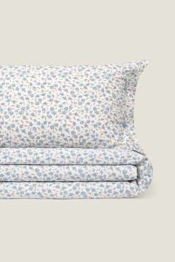 Funda nórdica algodón flores