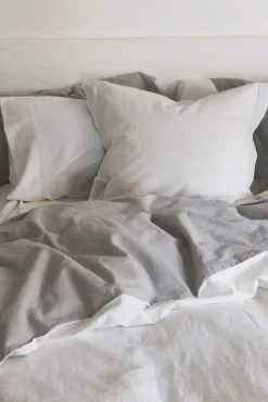 Funda nórdica lino algodón reversible. Cama 80-90cm.