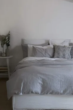Funda nórdica lino algodón reversible. Cama 135-140cm.