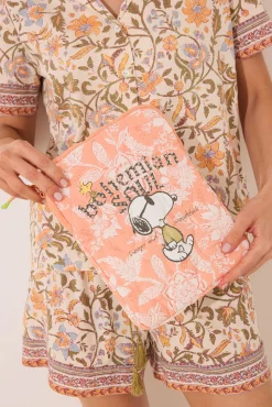 Funda tablet Snoopy nylon acolchado