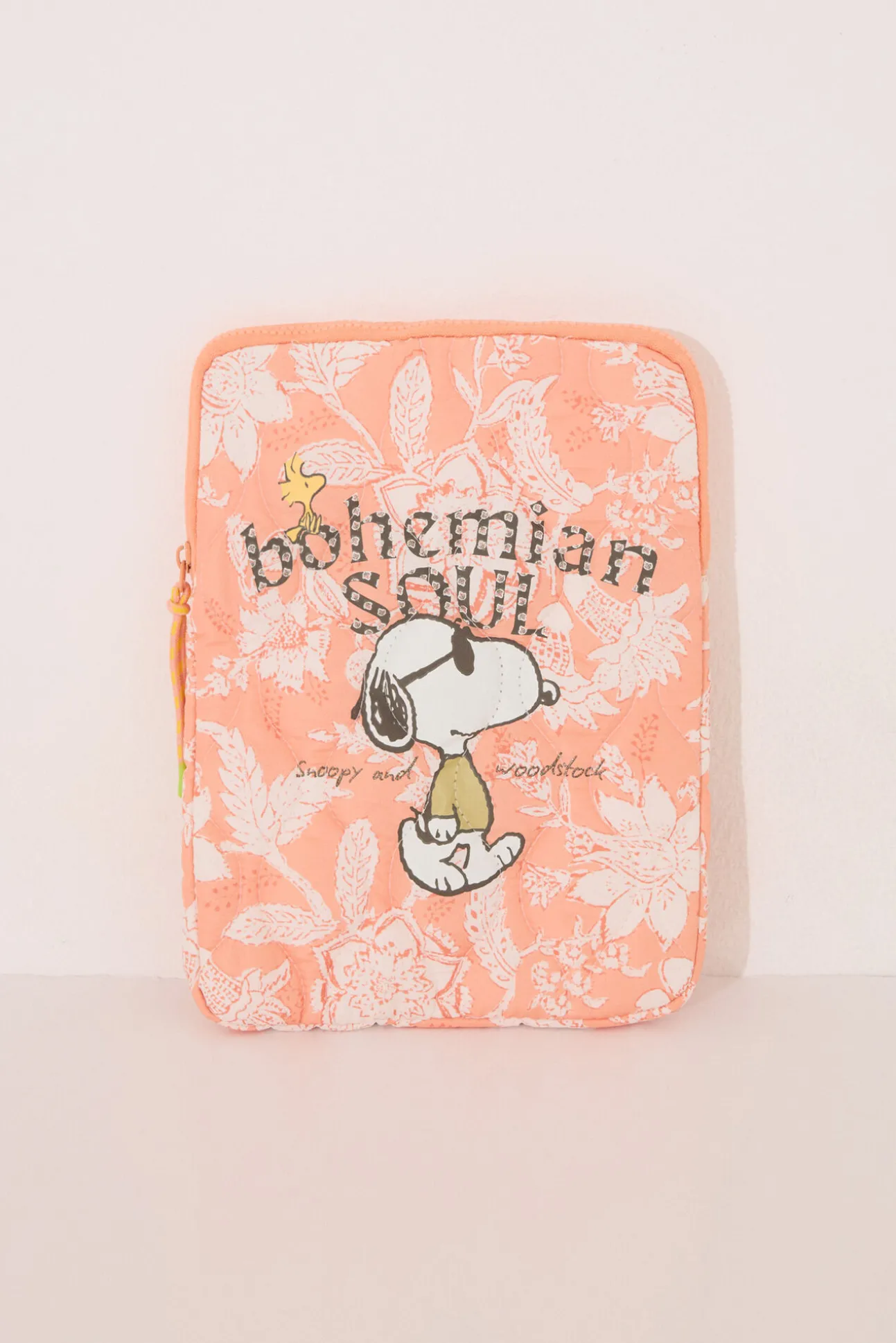Funda tablet Snoopy nylon acolchado