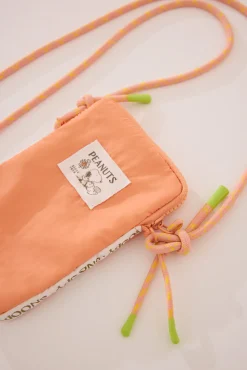 Funda teléfono Snoopy nylon acolchado