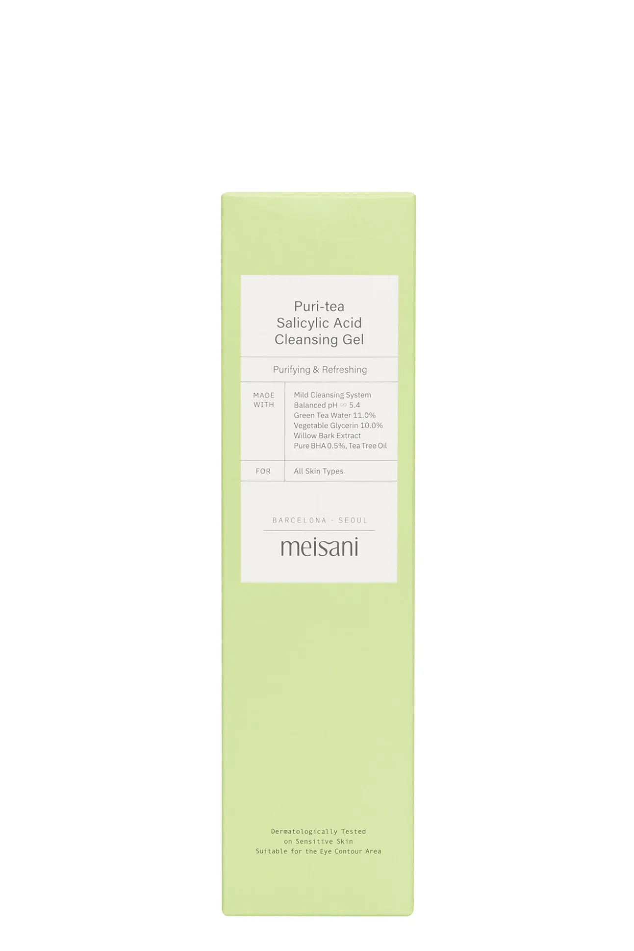 Gel limpiador facial purificante y refrescante