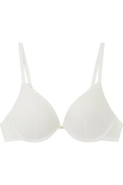 GORGEOUS Sujetador push up encaje tul blanco