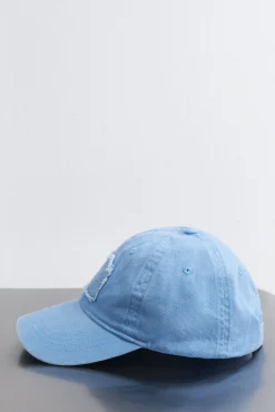 Gorra algodón logo bordado azul claro