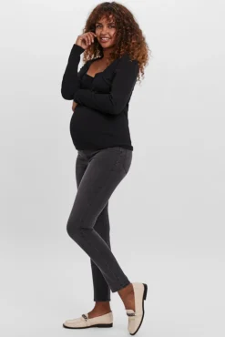 Jeans ajustados maternity