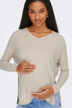 Jersey cuello de pico maternity