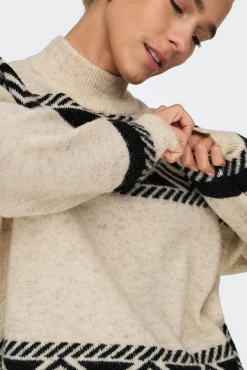 Jersey de punto con cenefa