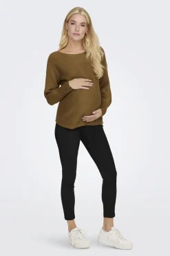 Jersey de punto premamá mangas abullonadas