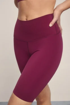 Leggings ciclista COMPRESSIVE granate logo