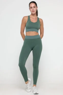 Leggings con detalle metálico en la cintura