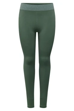 Leggings con detalle metálico en la cintura