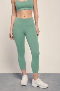 Leggings crop verde