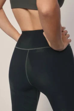 Leggings 4D STRECH largo 3/4 estampado verde