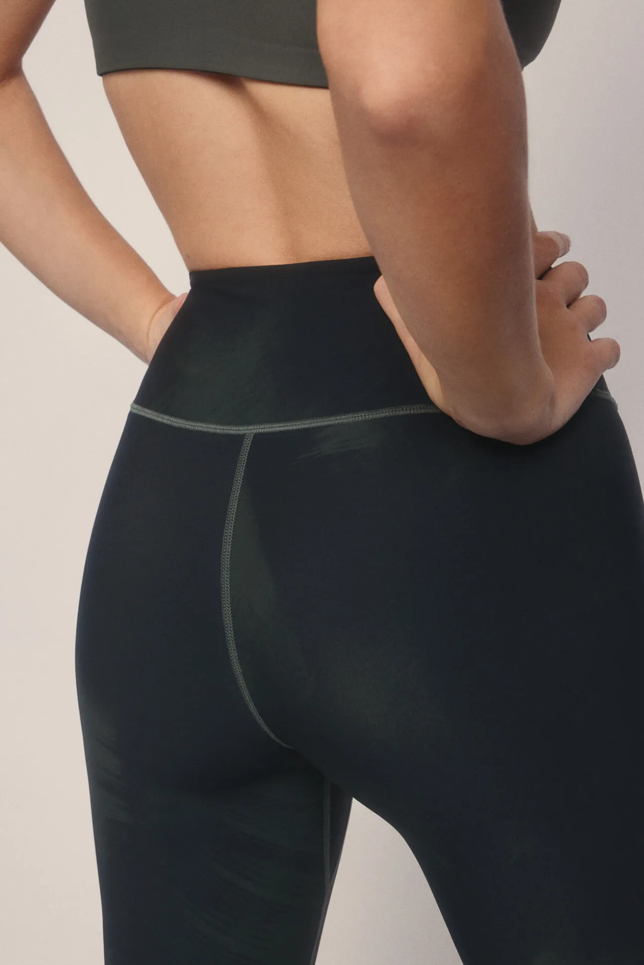 Leggings 4D STRECH largo 3/4 estampado verde