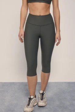 Leggings 4D STRECH largo 3/4 estampado verde
