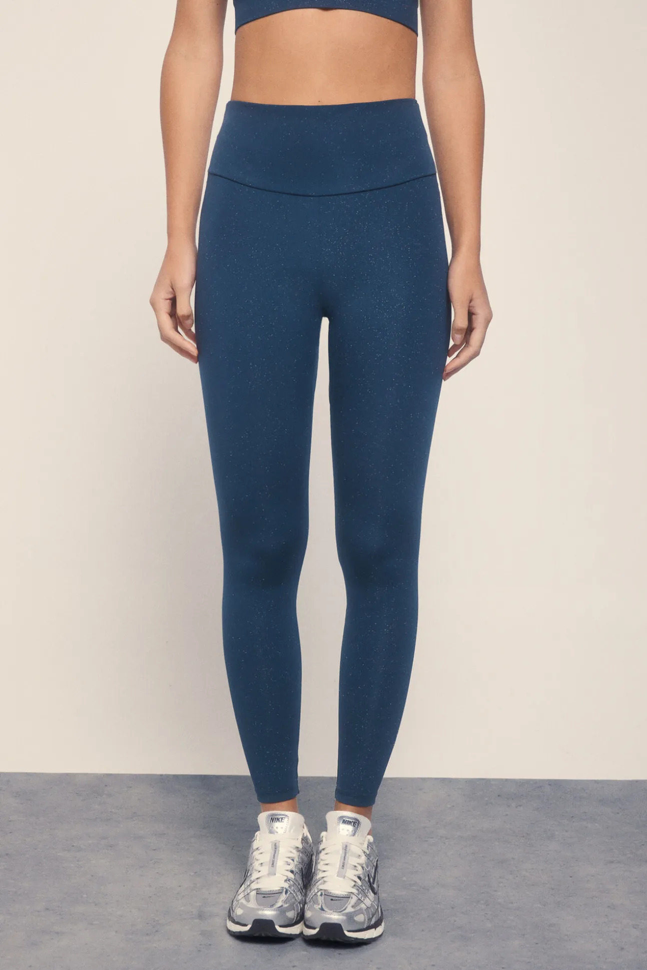 Leggings 4D STRETCH brillo azul