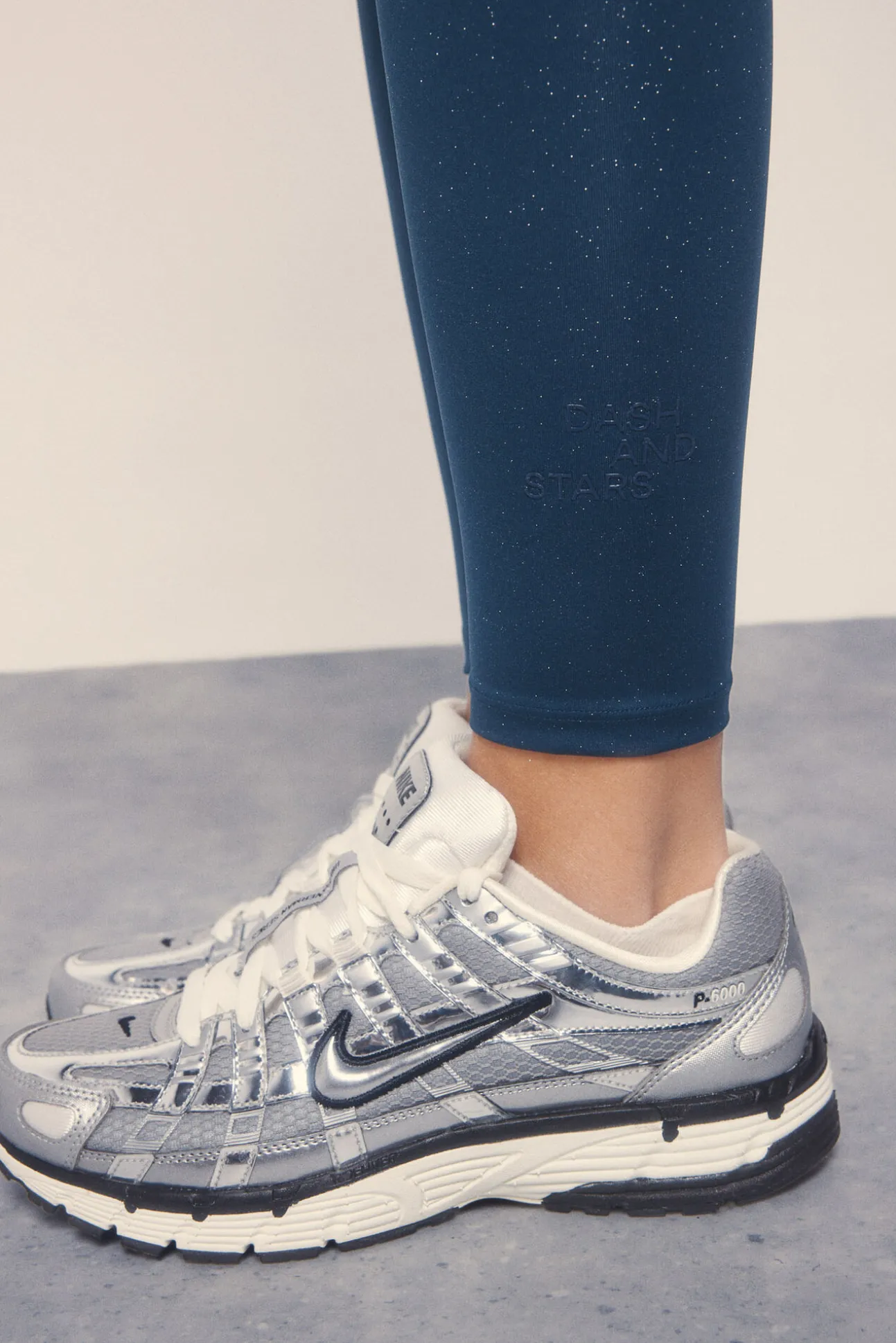 Leggings 4D STRETCH brillo azul