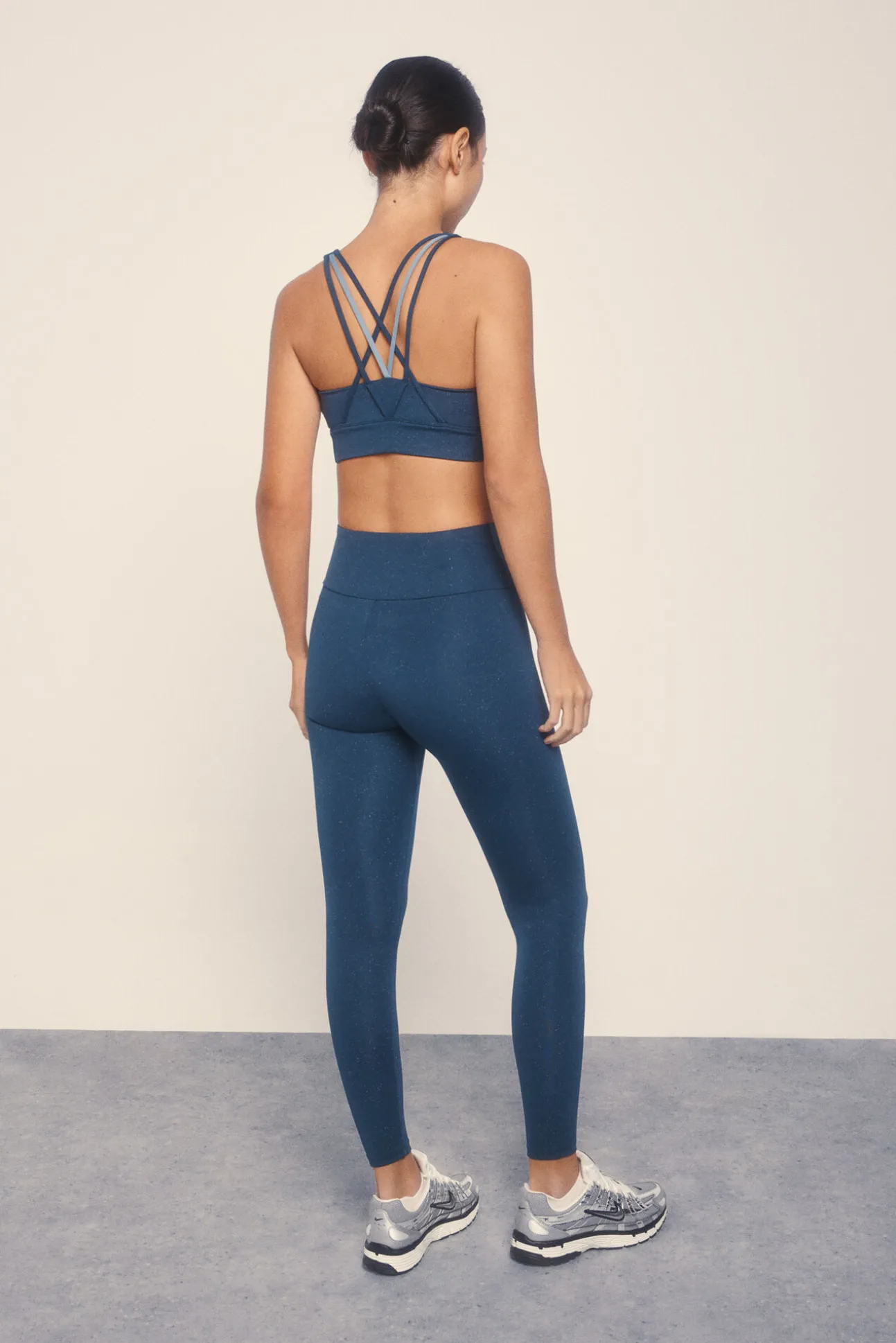 Leggings 4D STRETCH brillo azul