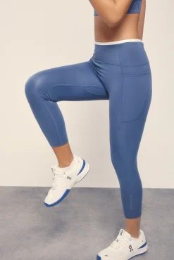 Leggings 4D STRETCH crop azul