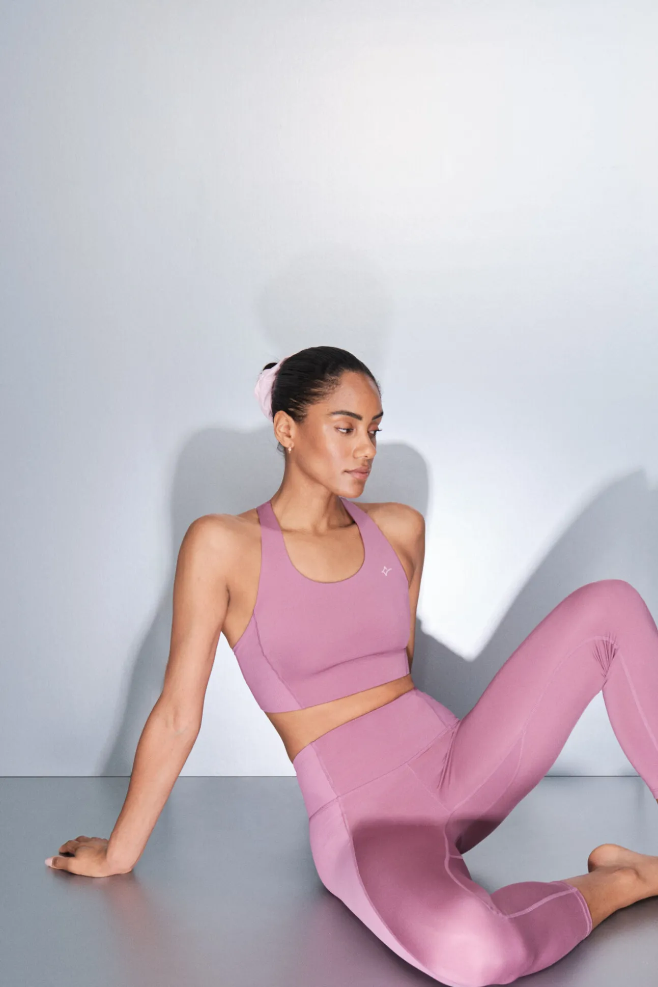 Leggings 4D STRETCH crop rosa