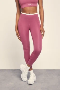 Leggings 4D STRETCH crop rosa