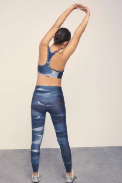 Leggings 4D STRETCH estampado azul