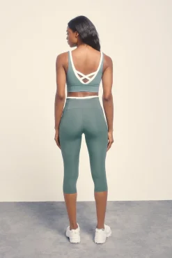 Leggings 4D STRETCH pirata verde