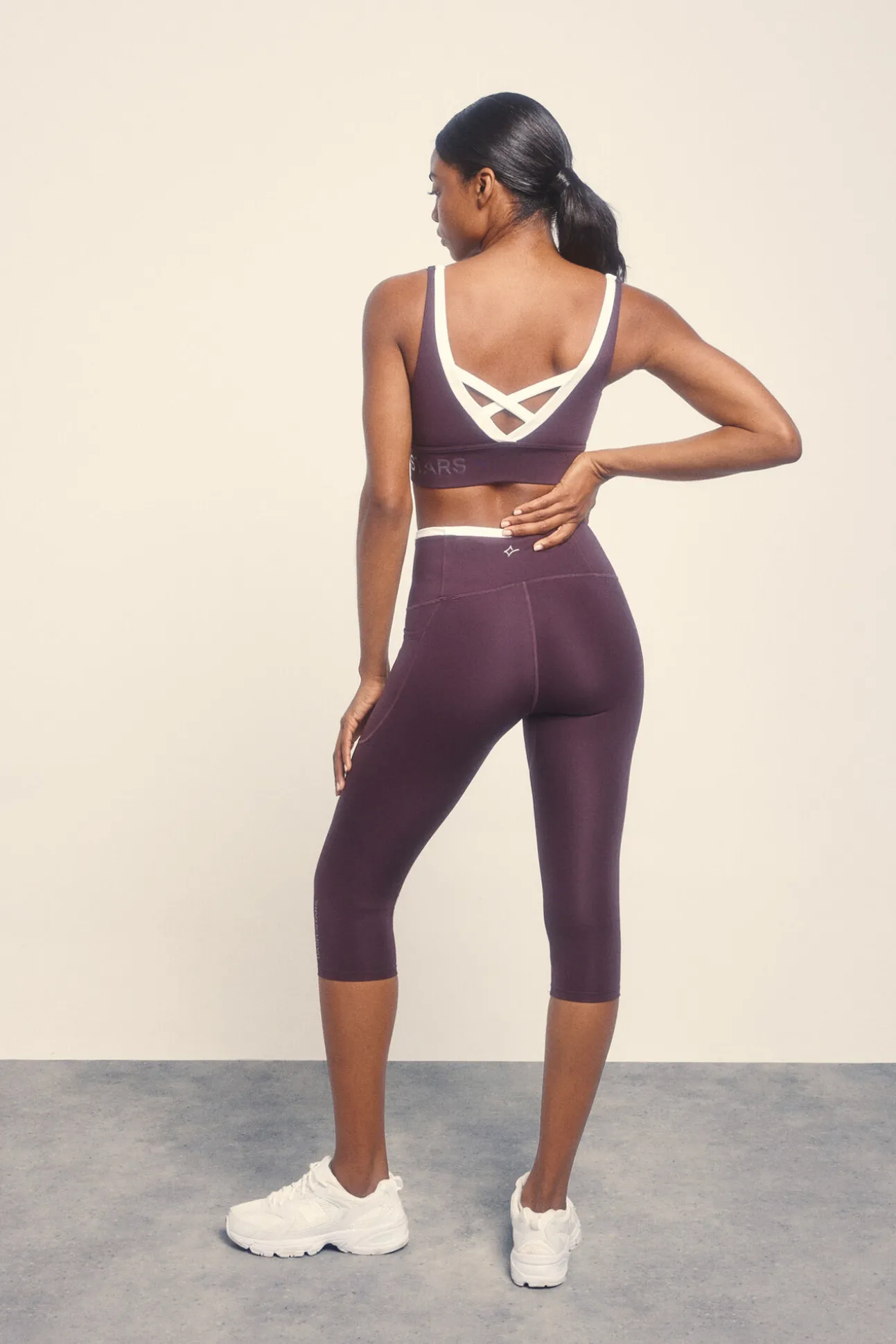 Leggings 4D STRETCH pirata morado