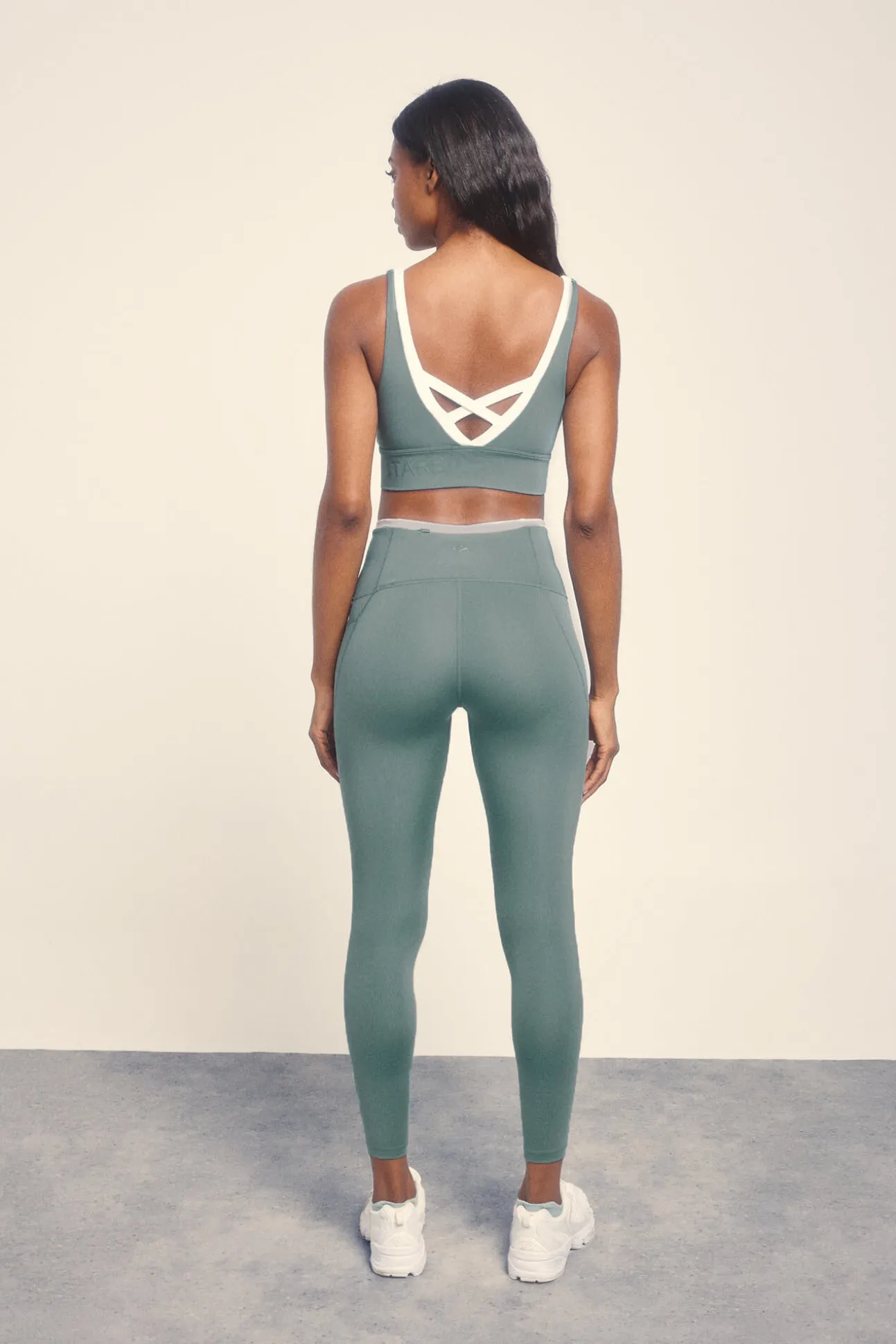 Leggings 4D STRETCH tobillero verde
