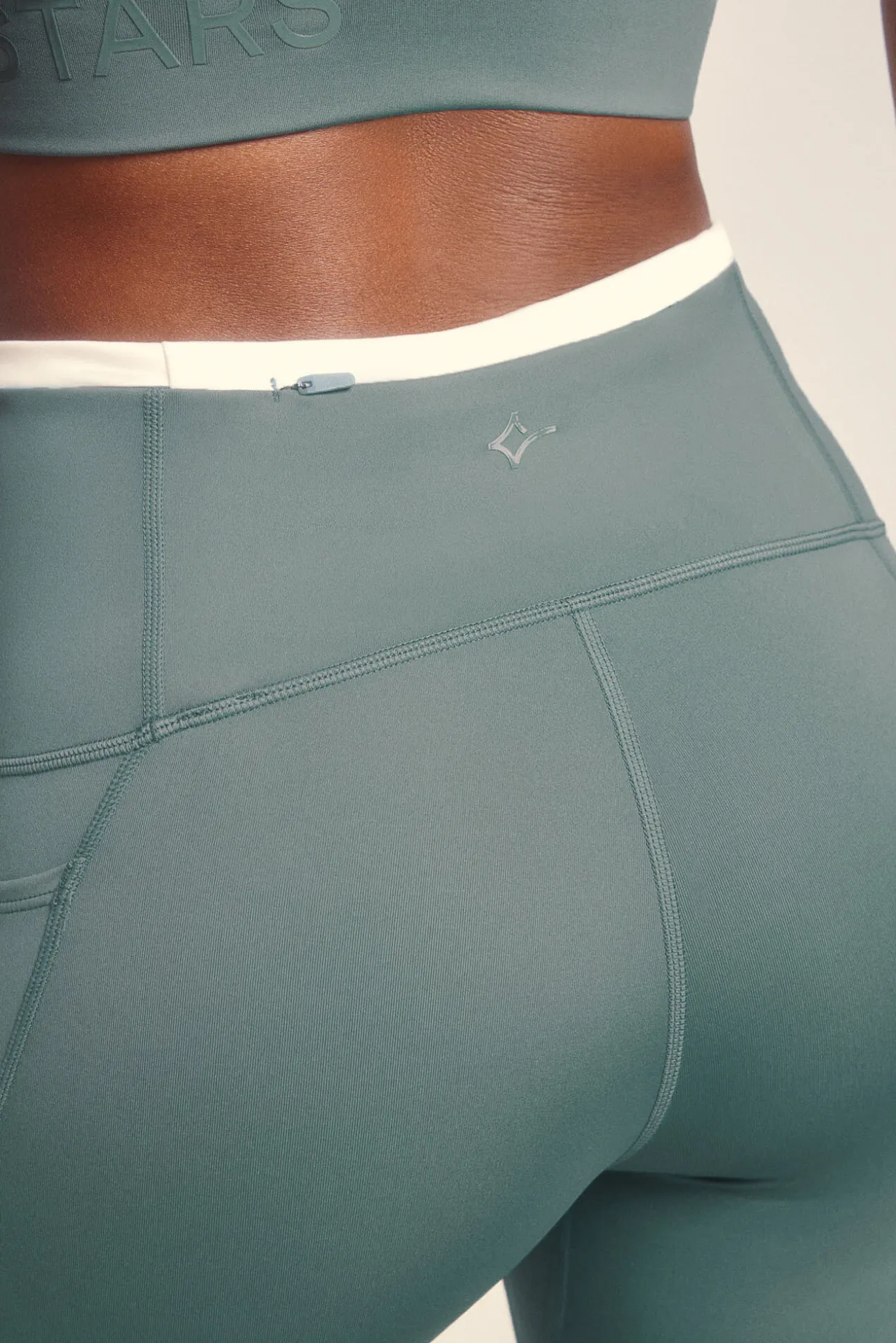 Leggings 4D STRETCH tobillero verde