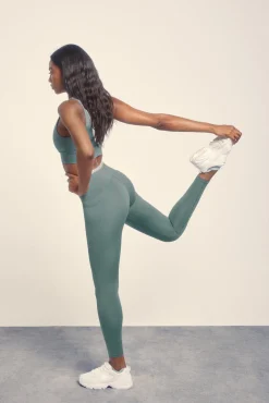 Leggings 4D STRETCH tobillero verde