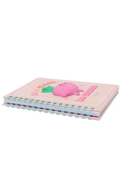 Libreta A5 con squishy Remolacha - Si lo crees, lo creas