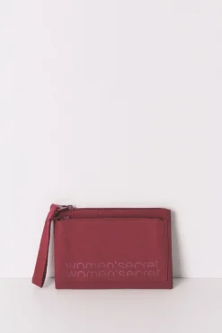 Monedero mini nylon rojo